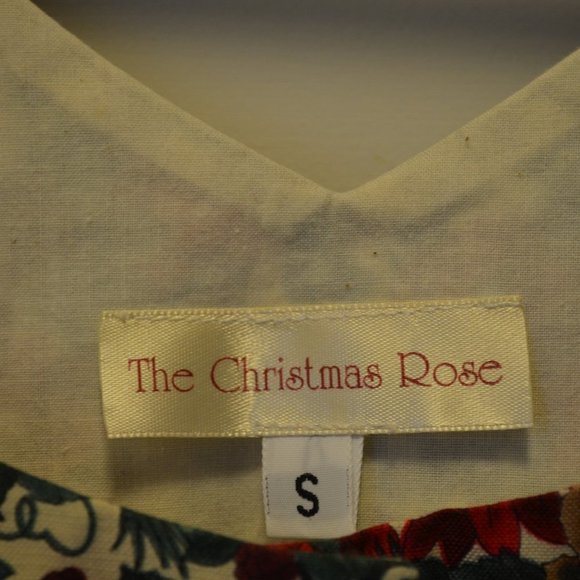 The Christmas Rose S Sleeveless Modest Dress - Picture 5 of 7